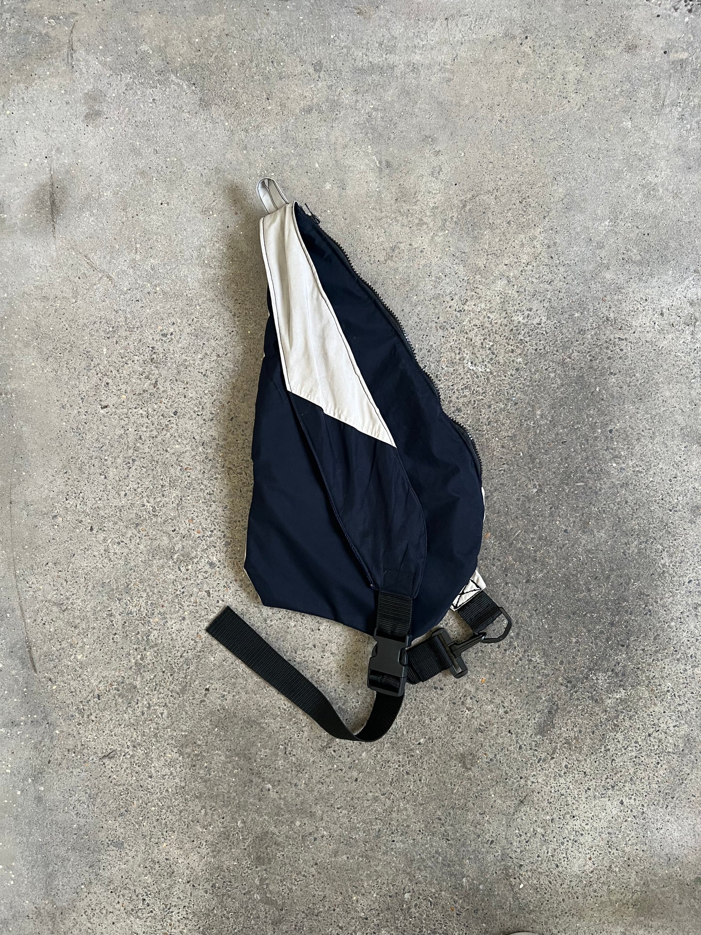 Upcycling Sling Bag Gray